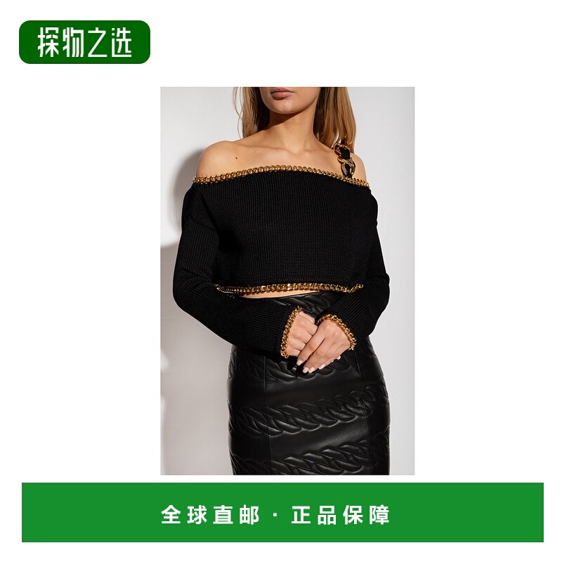 香港直邮Balmain 短款套衫 XF0KA045KB63