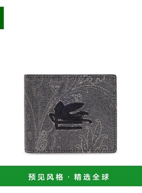 1h可退 香港直邮ETRO 男士卡包 MP2D0001AA012N0000 CO 黑色 徽标