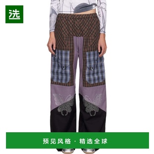 1h可退 香港直邮Chopova Lowena 女士 多色 Tartan Vega 长裤 405