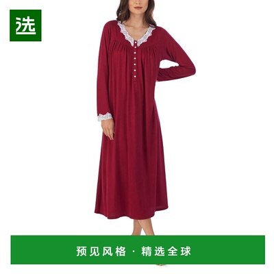 1h可退 【美国直邮】Eileen West 女士毛衣针织长袖芭蕾舞裙 优雅