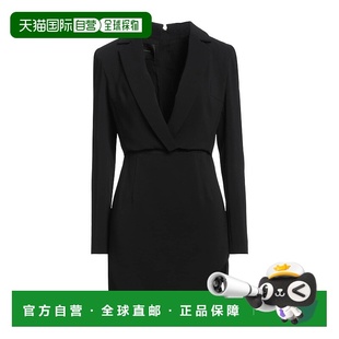 女士 品高 香港直郵Pinko black黑色 舒適時尚 緊身連衣裙 1h可退