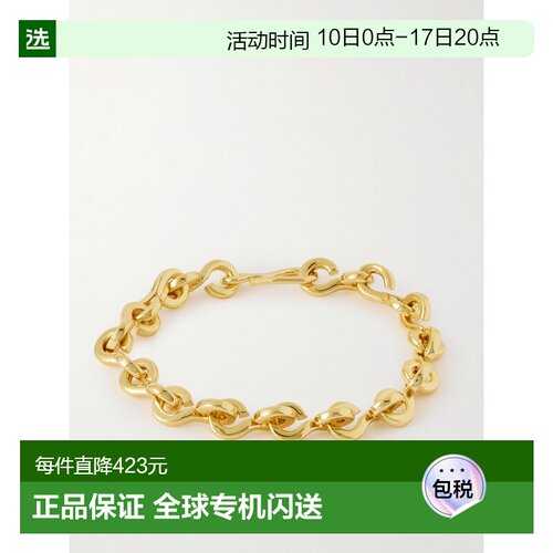 1h可退 香港直邮Laura Lombardi 女士 Nuova 镀金手链 BL25NUO07G