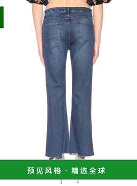 1h可退 【美国直邮】3x1|3 X 1 女款 W25 中腰极度七分流苏牛仔裤