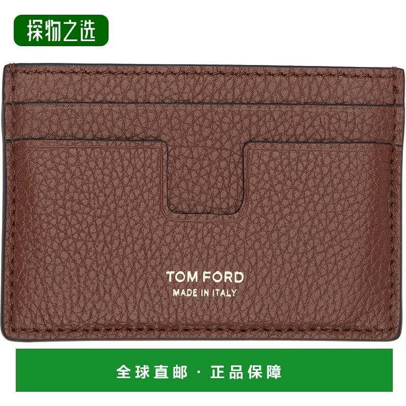 香港直邮Tom Ford 汤姆·福特 男士 黄褐色 Grain Leather Classi