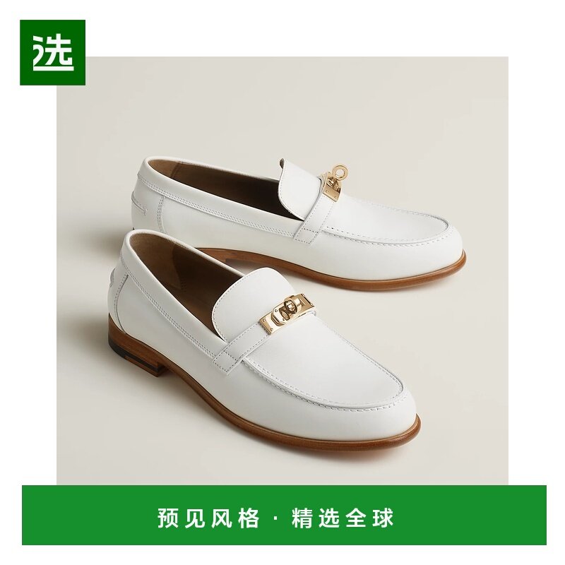 1h可退 欧洲直邮HERMES 爱马仕 25秋冬 H231067Z 90 女士 平底鞋,女鞋,浅口单鞋,淘宝优惠券,粉丝福利购,淘宝优惠卷