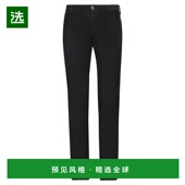 舒适时尚 1h可退 休闲长裤 black黑色 香港直邮Incotex 男士