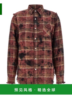 1h可退 香港直邮R13 女士 流苏衬衫 R13WR008R655BOVERDYEDPURP