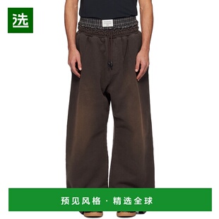 艾克妮 男士 棕色 1h可退 Logo Studios Layered 长 香港直邮Acne