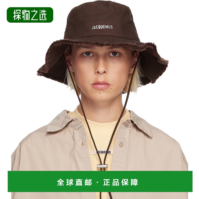 香港直邮Jacquemus 女士 棕色 The Artichaut 渔夫帽 23EACU00002