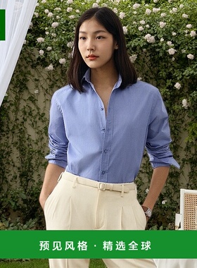 欧洲直邮RalphLauren拉夫劳伦 Adrien 宽松版型衬衫纯棉