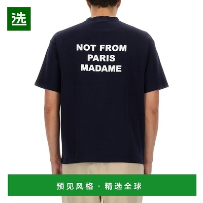 香港直邮Drole De Monsieur 男士T恤 TS203CO002NAVY CO