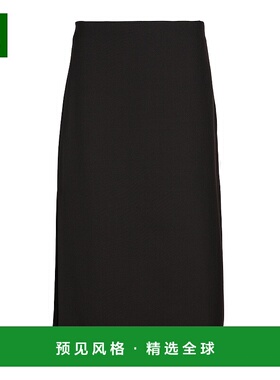 欧洲直邮FENDI 女士半身裙FQ7591AJYFF0QH0开叉长款长裙a字裙