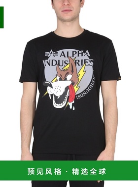 1h可退 香港直邮Alpha Industries 男士 WOLFHOUNDS T恤 108503