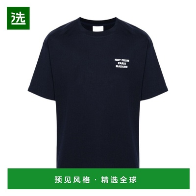 香港直邮Drole De Monsieur 男士T恤 PERMTS203CO002NAVY