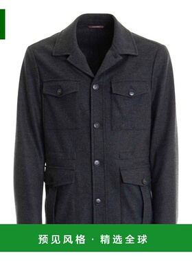 香港直邮Canali 男士夹克 JJ03062J31347R SS2025 蓝色 Jacket