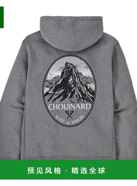 欧洲直邮PATAGONIA 乔纳德徽章 UPRISAL 灰色棉质男卫衣