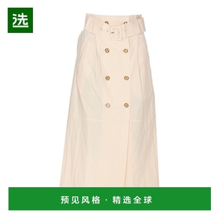 香港直邮Twinset 241TT2055 双排扣束带半身裙