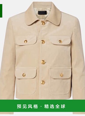 1h可退 香港直邮NILI LOTAN 女士 Chamonix 棉混纺夹克 beige米色