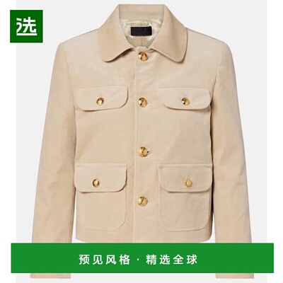 1h可退 香港直邮NILI LOTAN 女士 Chamonix 棉混纺夹克 beige米色