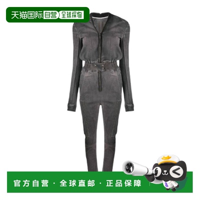 香港直邮Rick Owens V领长袖连体裤 DS20F1524SDB