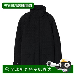 格紋兜帽絎縫棉服 香港直郵Burberry 80938761