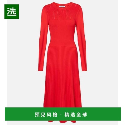 1h可退 香港直邮VERONICA BEARD 女士 Nami 罗纹针织针织连衣裙