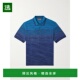 香港直邮MISSONI US25W 间隔染色纱棉质凸纹布Polo衫 米索尼 男士