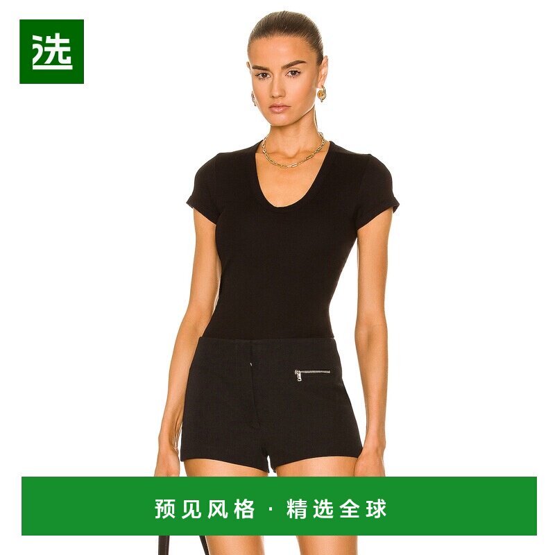 1h可退 香港直邮enza costa 女士 比马棉盖袖上衣 ISl3271