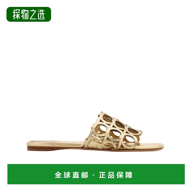 香港直邮Salvatore Ferragamo Gancini 拖鞋 01J840