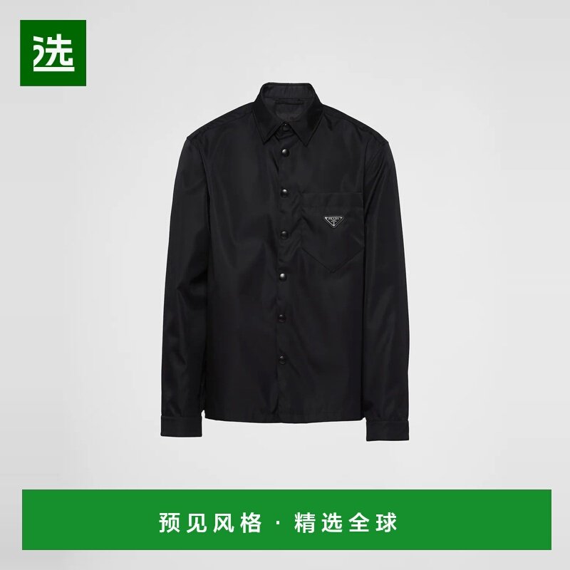 1h可退 欧洲直邮PRADA 普拉达 25秋冬 SC514_1WQ8_F0002_S_OOO 男,男装,衬衫,淘宝优惠券,粉丝福利购,淘宝优惠卷