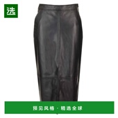 女士半身裙 003L25102602BLACK SS2025 香港直邮ARMA 黑色 Leathe