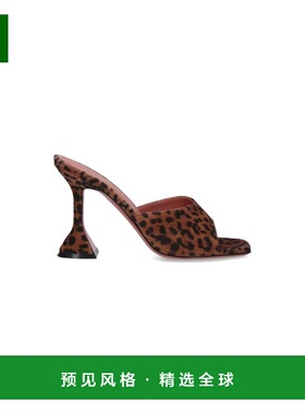 1h可退 香港直邮Amina Muaddi 女士 鞋跟棕色高跟鞋 15S365749LUP