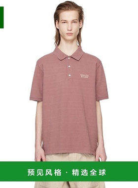 1h可退 香港直邮GOLDEN GOOSE 男士 粉色刺绣 Polo 衫 GMP01643P0