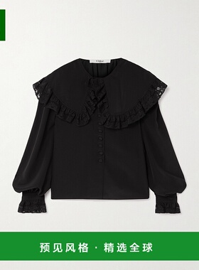 1h可退 香港直邮Chloe 蔻依 女士 ROSCINI 上衣 CH25WHT07005蕾丝