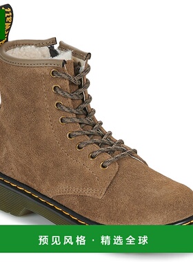 欧洲直邮Dr. Martens 马丁博士 1460 Serena J Dark Khaki Bronx