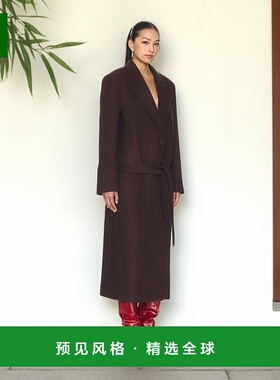 1h可退 香港直邮The Attico 女士 长款大衣 251WCC00084 red红色