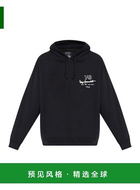 1h可退 香港直邮Y-3 男士卫衣 KB26040BLACK AW2025 黑色 Oversiz