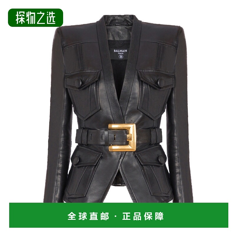 香港直邮Balmain 长袖休闲夹克 FF1SI630LD63