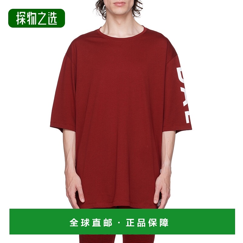 香港直邮Balmain 圆领短袖T恤 BH1EH015BB15