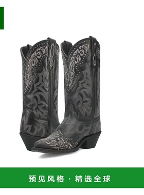 1h可退 【美国直邮】Laredo Regan 女靴 时装靴 真皮尖头粗跟靴