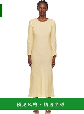 1h可退 香港直邮Baserange 女士 黄色 Dydine Long Sleeve 连衣裙