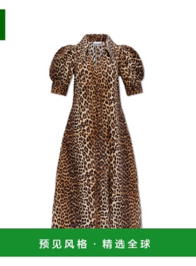 1h可退 香港直邮GANNI 女士连衣裙 F88426488943 CO 浅棕色 Dress