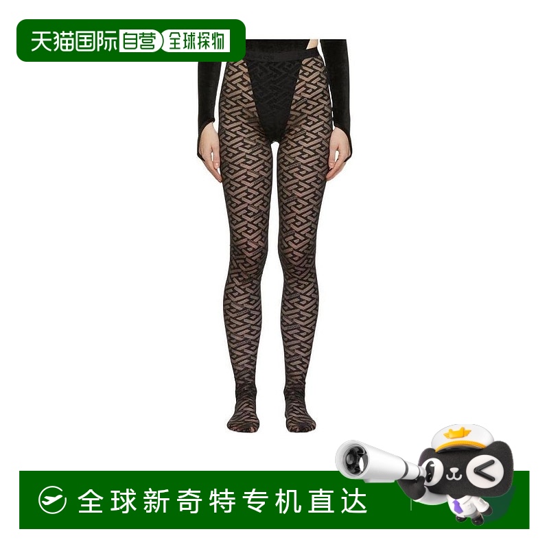 香港直邮Versace 徽标连裤袜子 10015451A016471B0001B000