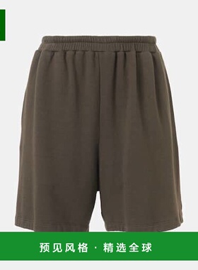 1h可退 香港直邮The Row 女士 Gana 棉质羊绒厚绒布短裤休闲裤