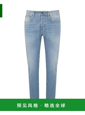 香港直邮DONDUP 男士休闲裤 UP576DFH269LE2800 SS2025 蓝色