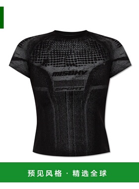 香港直邮MISBHV 女士背心吊带 250W1200BLACK SS2025 黑色 Logo t