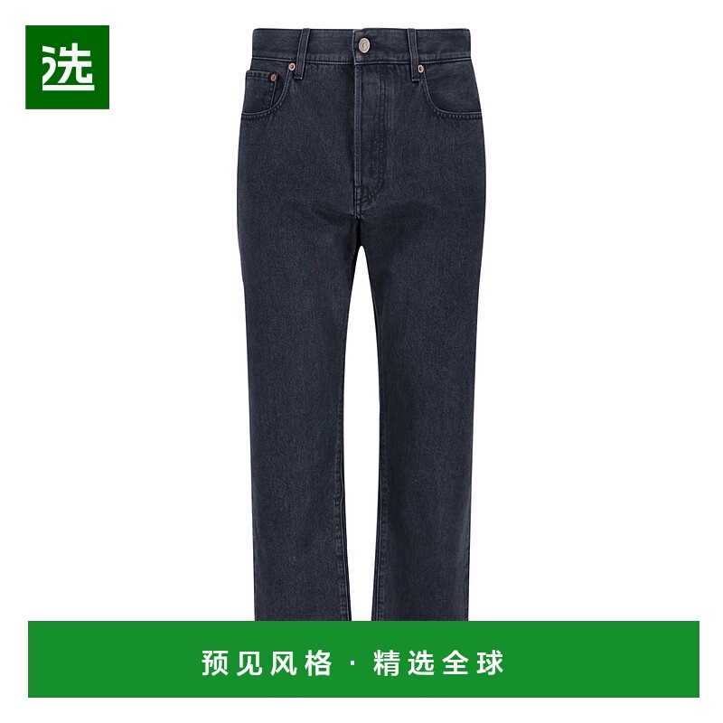 香港直邮valentino 华伦天奴 男士 Logo Patch 牛仔褲 8V3DE14CB4