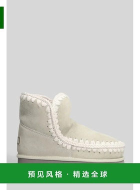 香港直邮MOU 女士雪地靴 431736FW101001A AW2025 米白色 Mou Esk