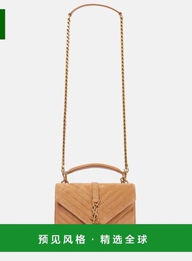 1h可退 香港直邮Saint Laurent 圣罗兰 女士 Collège 中号皮革肩