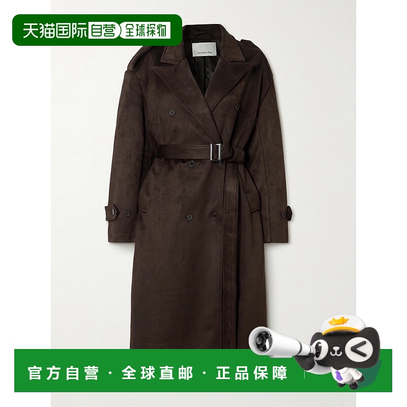 1h可退 香港直邮The Frankie Shop 女士 Pembroke 磨毛风衣 TRFS2